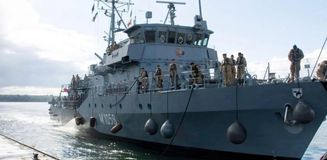 Alman mayın arama gemisi Fulda, muhtemel Hürmüz Boğazı görevi için yola çıktı Alman mayın arama gemisi Fulda, muhtemel Hürmüz Boğazı görevi için yola çıktı