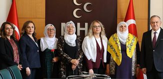 Barış Anneleri'nin ilk durağı MHP oldu! Görüşmede dikkat çeken anlar Barış Anneleri'nin ilk durağı MHP oldu! Görüşmede dikkat çeken anlar