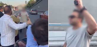 Araçların önünü kesti, 'polisim' deyip havaya ateş açtı Araçların önünü kesti, 'polisim' deyip havaya ateş açtı