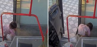 2 yaşındaki çocuk emekleyerek halk otobüsüne bindi, şoför evine giderken fark etti 2 yaşındaki çocuk emekleyerek halk otobüsüne bindi, şoför evine giderken fark etti