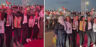 Ahmet Türk, Amedspor'un şampiyonluk kutlamalarında halay çekti