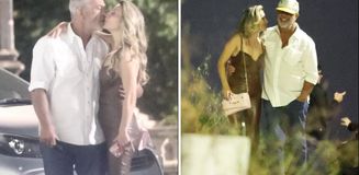 Ünlü oyuncu, kendisinden 26 yaş küçük İtalyan modelle öpüşürken görüntülendi