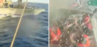 İsrail Sumud Filosu'ndaki tekneye çarptı, bağlantı koptu