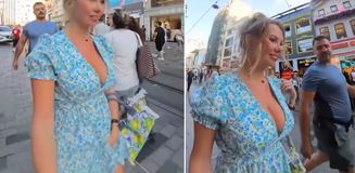 İstanbul'da Rus turiste ısrarlı takip kullanıcıları ikiye böldü