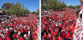 Dünya bu anları konuşuyor! Amerika'ya damga vuran ''Türk yürüyüşü'' Dünya bu anları konuşuyor! Amerika'ya damga vuran ''Türk yürüyüşü''