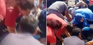 Babalar Günü'nde sahilde can pazarı: Baba ve 2 çocuğu boğulma tehlikesi geçirdi Babalar Günü'nde sahilde can pazarı: Baba ve 2 çocuğu boğulma tehlikesi geçirdi