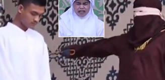 TikTok'ta öpüşen çifte 21'er kırbaç cezası TikTok'ta öpüşen çifte 21'er kırbaç cezası