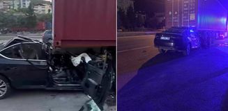Tırın altına giren otomobilden acı haber! Baba ile oğlu hayatını kaybetti Tırın altına giren otomobilden acı haber! Baba ile oğlu hayatını kaybetti