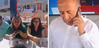 CHP Gençlik Kolları'ndan Gürsel Tekin'in toplantısına pankartlı protesto CHP Gençlik Kolları'ndan Gürsel Tekin'in toplantısına pankartlı protesto