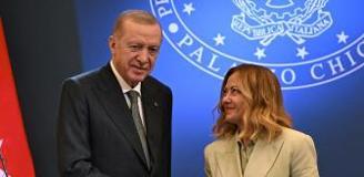 Erdoğan ve Meloni'den İtalya'da ortak zirve