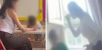 Otizmli öğrencileri dövdü! Öğretmen şiddeti kamerada