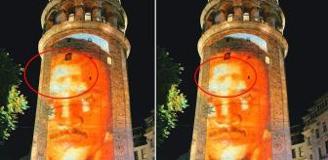 Galatasaray'ın ışık şovunda dikkat çeken detay