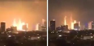 İran'dan 2. saldırı! Fırlatılan füze Tel Aviv'e böyle düştü