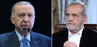 Cumhurbaşkanı Erdoğan, Pezeşkiyan ile görüştü: Türkiye rol üstlenmeye hazır