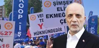 Bakanlığın önüne tabut bırakan Türk-İş'ten grev kararı