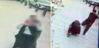 Annesinin boğazını sıktı, tekmeler savurdu