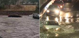 Ankara'da hayat felç oldu! İşte başkentteki sağanak esaretinden görüntüler