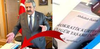 MHP'li Feti Yıldız'ın odasında dikkat çeken detay! Öcalan'ın kitabı masasında