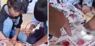 4 çocuğa hayvan dışkısı yediren utanmaza ödül gibi ceza