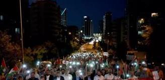 Ankara'da Gazze protestosu! ABD elçiliğine yürüdüler