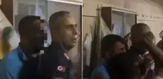 Yangın yerini karıştıran iddia! Tekme tokat dövüldü, jandarma kurtardı