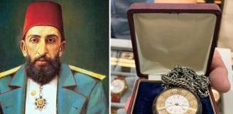 Sultan 2. Abdülhamid Han'ın kendi tasarladığı saati satışa çıkarıldı