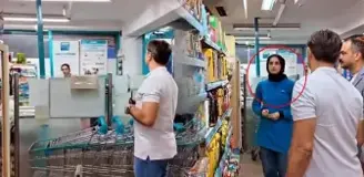 Zincir marketi denetime giden belediye başkanı, personelin cevabı karşısında kalakaldı