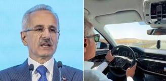 Hız sınırını aşan Bakan Uraloğlu, jandarmadan ceza yedi