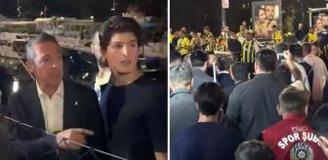 Taraftarla burun buruna! Ali Koç'un zor anları