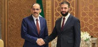 Şam'da tarihi zirve! MİT Başkanı Kalın, Şara ile bir araya geldi