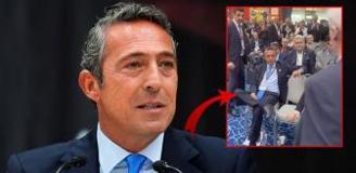 Ali Koç'un oturuşuna tepki yağıyor