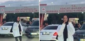 Cezaevi önünde tahliye bekleyen kadının dansı sosyal medyada gündem oldu