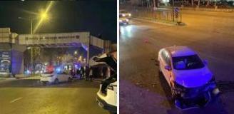 Bursa'da kavşakta feci kaza! 1 ağır yaralı