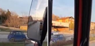 Hiç umursamadı! Ters istikamette ilerledi, kendi canını bile hiçe saydı