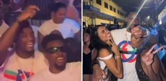 Jhon Duran Noel kutlamalarında