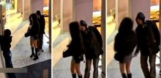 İş yerine girmek için bekleyen kadına akılalmaz taciz