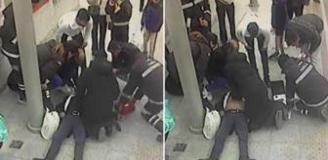 Tren beklerken kalbi durdu, sağlık çalışanı saniyelerle yarıştı