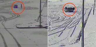 Sınav parkurunu drift alanına çevirdiler, eğlenceleri pahalıya patladı