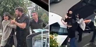 Boşanma aşamasındaki eşini trafikte darbetti