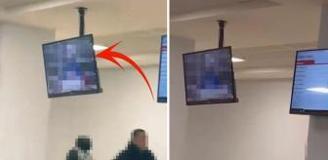 Devlet hastanesinde sıra numarasına yansıyan görüntü olay oldu