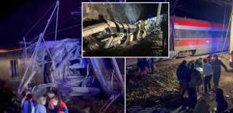 2 hızlı tren raydan çıktı! En az 24 kişi öldü, onlarca kişi yaralandı