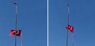 Bayrağımıza yapılan hain saldırıya tepkiler çığ gibi