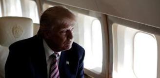 Trump'ın uçağında panik anları! Tedbir amacıyla ABD'ye geri döndü