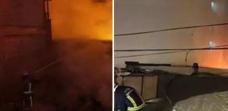 Gece yarısı korkutan yangın! Çok sayıda işyeri zarar gördü