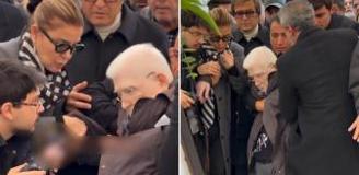 Haldun Dormen'in cenazesinde korkutan anlar! İzzet Günay bayıldı