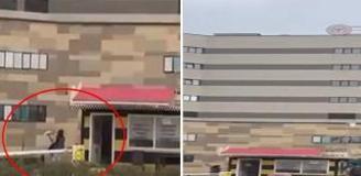 Taksiye alınmayınca çığırından çıktı! O anlar kameralarda