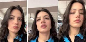 Sosyal medyayı sallayan kasiyer