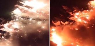 Ülke cehennemi yaşadı! Yüzlerce ev dakikalar içinde küle döndü