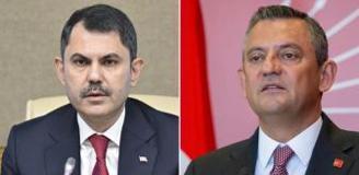 Bakan Kurum'dan Özgür Özel'e sert tepki: Vakit tiyatro vakti değildir