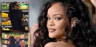 Rihanna'yı markette gören kadın şaşkınlığını gizleyemedi